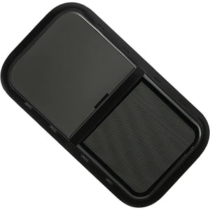 RV Murts Replacement RV Windows, 15"W x 22"H DOT Certification Qualified Vertical Slide RV Windows,1-3/4’’ Wall Thickness w/Trim Ring