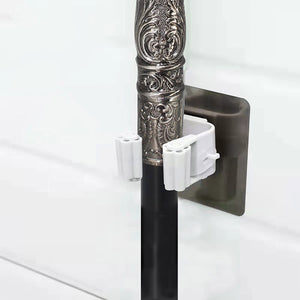 4 PCS Broom Holder Wall Mount for Camper, Tool Organizer for Trailer, RV Space Saver,Home Organization and Garage Organizer for Rake, Tool Storage