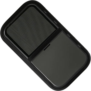 RV Murts Replacement RV Windows,12"W x 22"H DOT Certification Qualified Vertical Slide RV Windows , 1-3/4’’ Wall Thickness w/Trim Ring