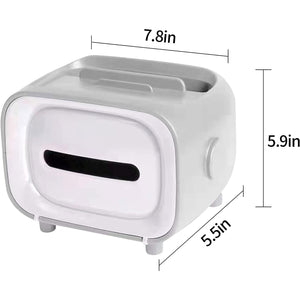 Tissue Box Covers, Tissue Holders for Facial Tissues Cube, Multi-Functional Tissue Paper Box, Space Saver, Camper Accessories for Travel Trailers