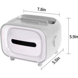 Tissue Box Covers, Tissue Holders for Facial Tissues Cube, Multi-Functional Tissue Paper Box, Space Saver, Camper Accessories for Travel Trailers