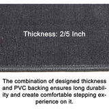 RV Step Covers Wrap Around Camper RV Step Rug Step Carpet,18 Inch Width,Gray