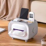 Tissue Box Covers, Tissue Holders for Facial Tissues Cube, Multi-Functional Tissue Paper Box, Space Saver, Camper Accessories for Travel Trailers