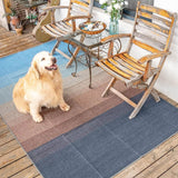 Stripes Outdoor Rugs for Patios, Outdoor Patio Rugs, Outdoor Area Rug for Patio Clearance, All Weather Outdoor Carpet for Front Porch