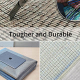 Stripes Outdoor Rugs for Patios, Outdoor Patio Rugs, Outdoor Area Rug for Patio Clearance, All Weather Outdoor Carpet for Front Porch