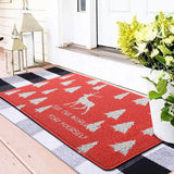 Happy Camper Funny Door Mat Rug Welcome Mat for Front Door, RV Camper Door Mat Outdoor