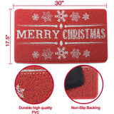 Happy Camper Funny Door Mat Rug Welcome Mat for Front Door, RV Camper Door Mat Outdoor