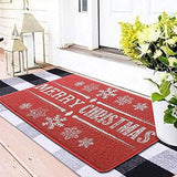 Happy Camper Funny Door Mat Rug Welcome Mat for Front Door, RV Camper Door Mat Outdoor