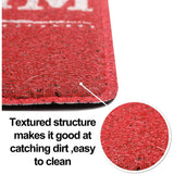 Happy Camper Funny Door Mat Rug Welcome Mat for Front Door, RV Camper Door Mat Outdoor