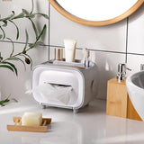 Tissue Box Covers, Tissue Holders for Facial Tissues Cube, Multi-Functional Tissue Paper Box, Space Saver, Camper Accessories for Travel Trailers